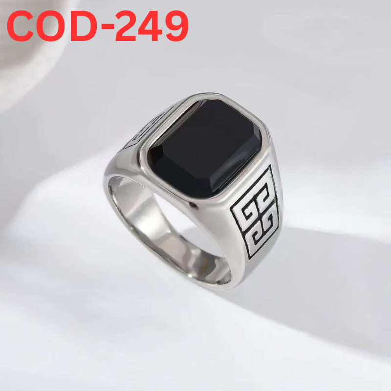 Turkish Black Stone Finger Ring-249